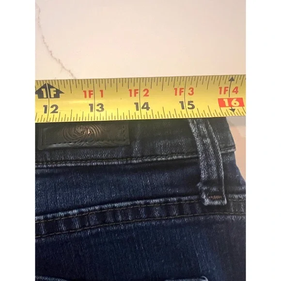 Lee Relaxed‎ Fit 1889 Denim Jeans Dark Wash Women's Size 12 Short - Picture 5 of 6